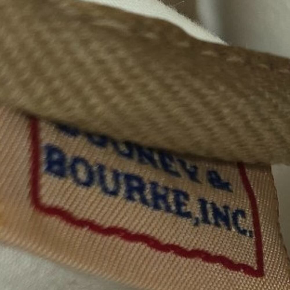 Dooney Bourke Canvas Crossbody Bag Small Leather Trim Zip Purse - Picture 6 of 8